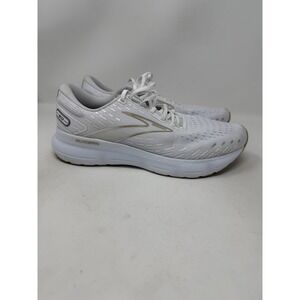 Brooks Glycerin 20 Running Shoes Womens Size 12 White Tan Cushion 1203691B122
